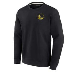 Golden State Warriors Unisex Elements Super Soft Fleece Pullover Sweatshirt for sale Black | Fanatics