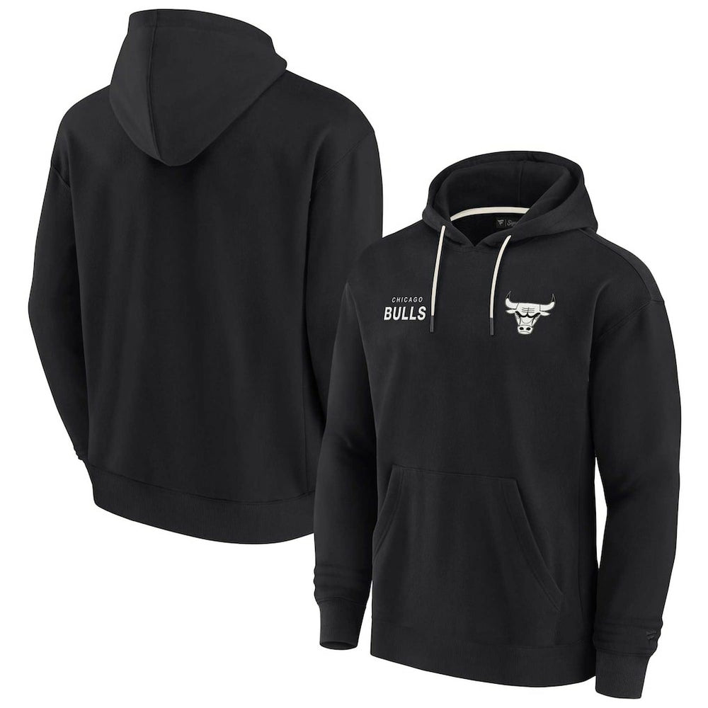 Chicago Bulls Unisex Elements Super Soft Fleece Pullover Hoodie Black | Fanatics for sale