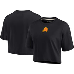 Phoenix Suns Women's Elements Super Soft Boxy Cropped T-Shirt Black | Fanatics discount