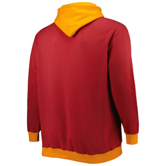 Mitchell & Ness Tampa Bay Buccaneers Big & Tall Big Face Pullover Hoodie Red/Orange