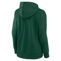 Milwaukee Bucks Women's Team Primary Logo Pullover Hoodie Hunter Green