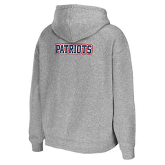 New England Patriots WEAR by Erin Andrews Women's Team Full-Zip Hoodie Heathered Gray