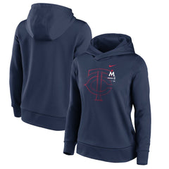 Minnesota Twins Nike Women's 2023 Big Game Fleece Pullover Hoodie - Navy - Nike Online
