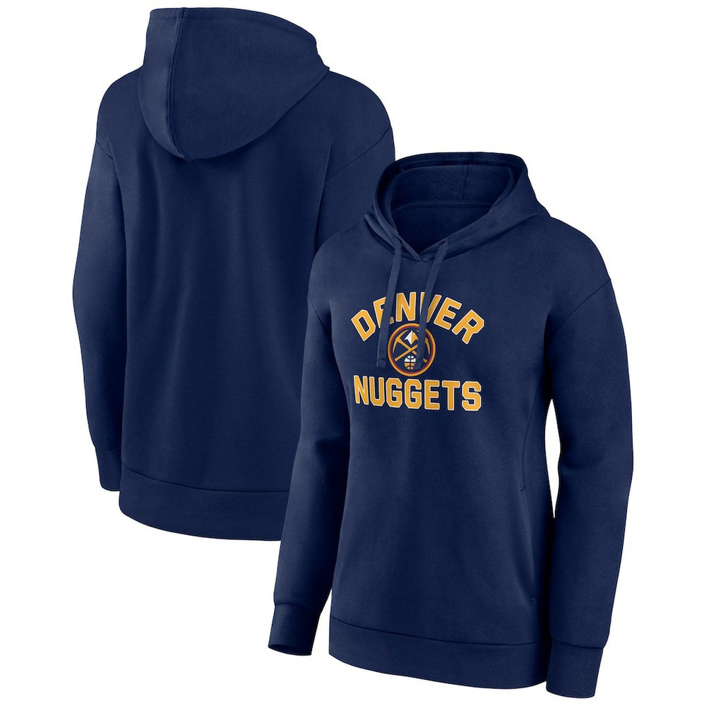 Denver Nuggets Women's Overtime Pullover Hoodie Navy