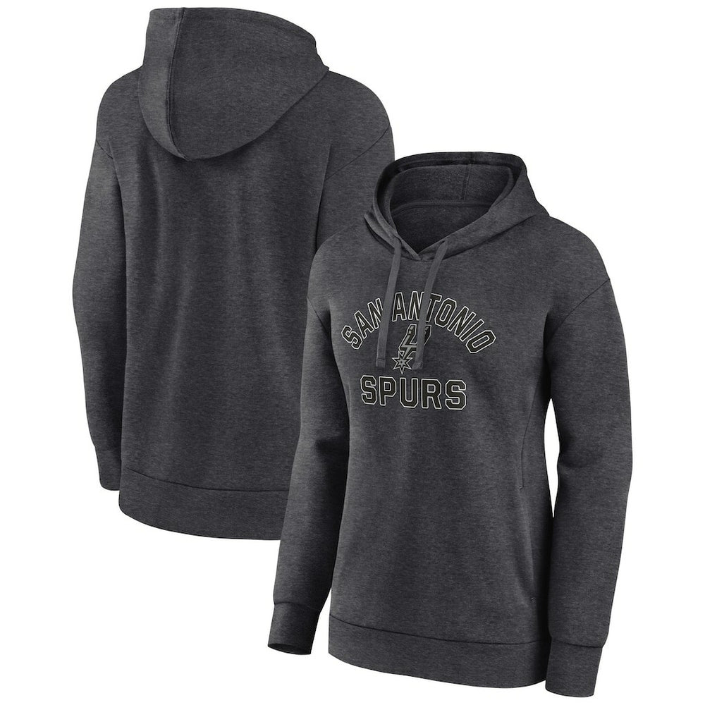 San Antonio Spurs Women's Overtime Pullover Hoodie Charcoal