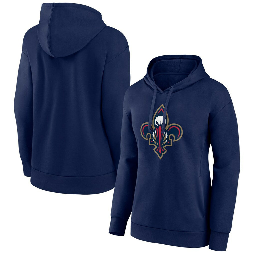 New Orleans Pelicans Women's Alternate Logo Pullover Hoodie Navy