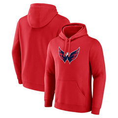 Washington Capitals Fanatics Primary Logo Pullover Hoodie - Red - NHL 5133131
