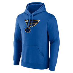 St. Louis Blues Fanatics Primary Logo Pullover Hoodie - Blue - NHL 5133160