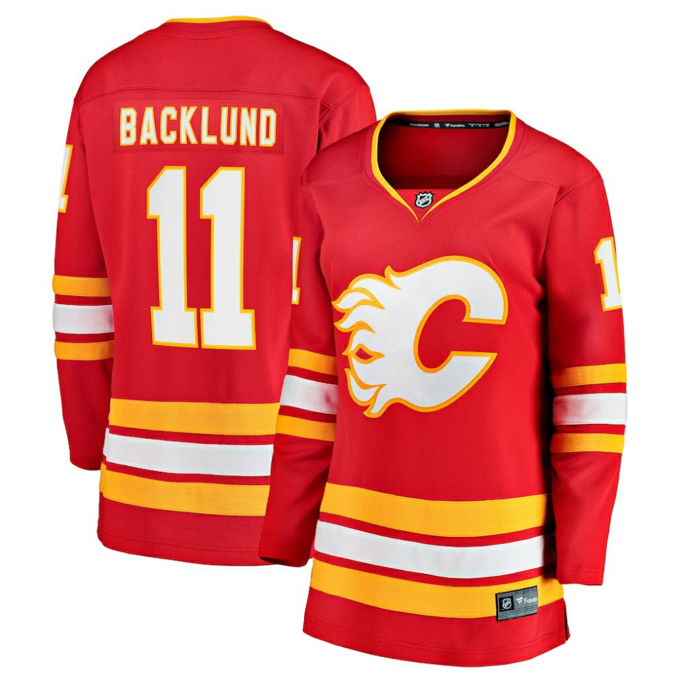 Mikael Backlund Calgary Flames Fanatics Women's Home Team Breakaway Player Jersey - Red - NHL 5135843