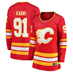 Nazem Kadri Calgary Flames Fanatics Women's Home Breakaway Player Jersey - Red - NHL 5135846