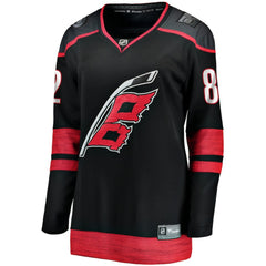 Jesperi Kotkaniemi Carolina Hurricanes Fanatics Women's Home Breakaway Player Jersey - Black - NHL 5135858