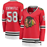 MacKenzie Entwistle Chicago Blackhawks Fanatics Women's Home Breakaway Player Jersey - Red - NHL 5135887