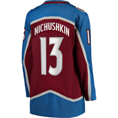 Valeri Nichushkin Colorado Avalanche Fanatics Women's Home Breakaway Player Jersey - Burgundy - NHL 5135903