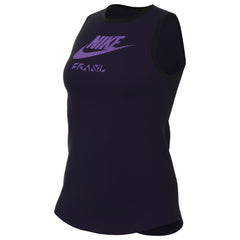 Brazil Women's National Team Women's Futura Tank Top Navy - Nike sale