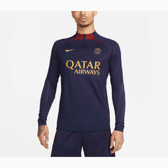 Paris Saint-Germain 2023/24 Strike Drill Performance Raglan Quarter-Zip Long Sleeve Top Navy - Nike outlet