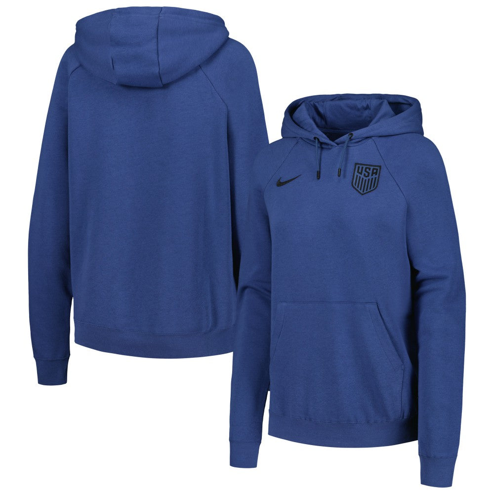 USMNT Women's Essential Raglan Pullover Hoodie Blue - Nike for sale