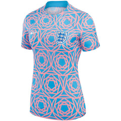 England Women's National Team Women's 2023 Pre-Match Top Pink - Nike
