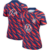 USMNT Women's 2023 Strike Drill Pre-Match Top Red - Nike Discount