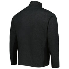 Chicago Blackhawks Antigua Course Quarter-Zip Jacket - Heathered Black - NHL 5138515