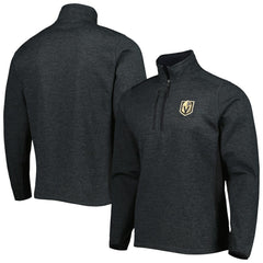 Vegas Golden Knights Antigua Course Quarter-Zip Jacket - Heathered Black - NHL 5138524