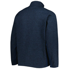 Seattle Kraken Antigua Course Quarter-Zip Jacket - Heathered Deep Sea Blue - NHL 5138528