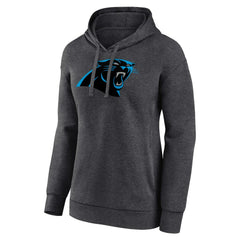 Carolina Panthers Women's Primary Logo Pullover Hoodie Charcoal