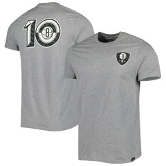 Brooklyn Nets '47 10th Anniversary Backer T-Shirt Heather Gray | 47 brand online