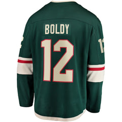 Matthew Boldy Minnesota Wild Fanatics Home Breakaway Player Jersey - Green - NHL 5146639