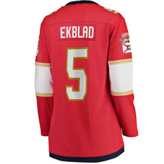 Aaron Ekblad Florida Panthers Fanatics Women's Home Team Breakaway Player Jersey - Red - NHL 5146672