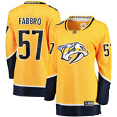 Dante Fabbro Nashville Predators Fanatics Women's Home Breakaway Player Jersey - Gold - NHL 5146690