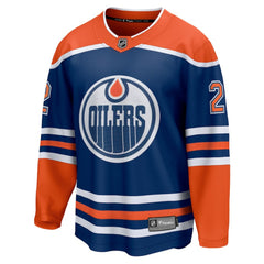 Evan Bouchard Edmonton Oilers Fanatics Home Breakaway Player Jersey - Royal - NHL 5146738