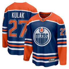 Brett Kulak Edmonton Oilers Fanatics Home Breakaway Player Jersey - Royal - NHL 5146742