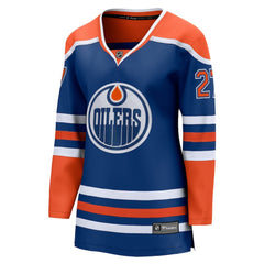 Brett Kulak Edmonton Oilers Fanatics Women's Home Breakaway Player Jersey - Royal - NHL 5146755