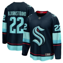 Oliver Bjorkstrand Seattle Kraken Fanatics Home Breakaway Player Jersey - Deep Sea Blue - NHL 5148744
