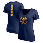 Jamal Murray Denver Nuggets Women's Playmaker Name & Number V-Neck T-Shirt Navy