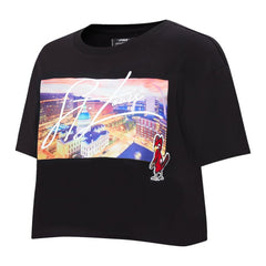 St. Louis Cardinals Pro Standard Women's Cityscape Boxy T-Shirt - Black - MLB Sale