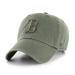 Boston Red Sox '47 Women's Primary Team Logo Clean Up Adjustable Hat – Green - 47 brand Lifestyle