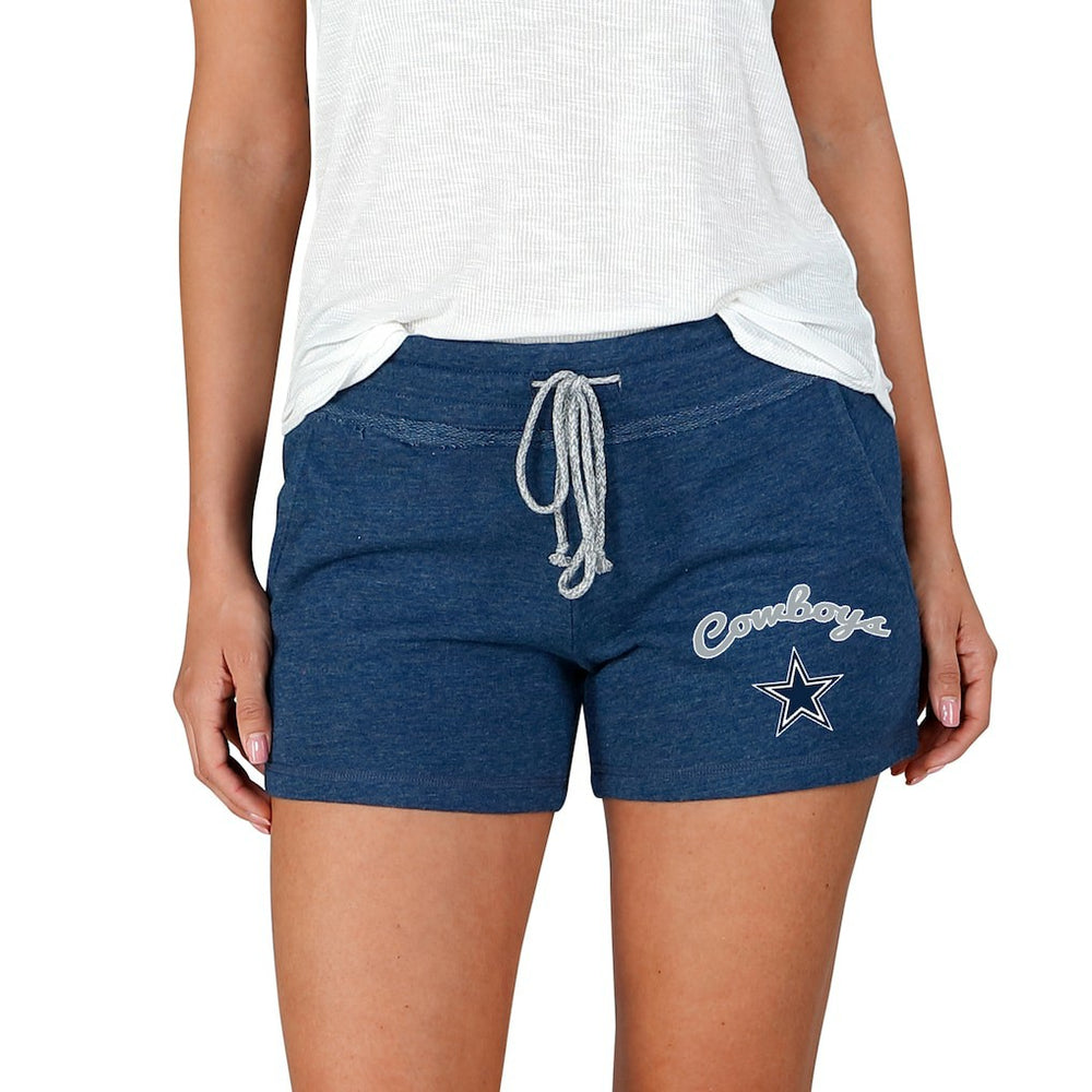 Women's Dallas Cowboys Concepts Sport Mainstream Terry Shorts Navy