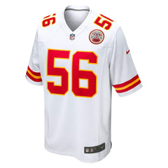 Nike George Karlaftis Kansas City Chiefs Away Game Player Jersey White