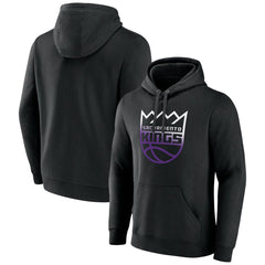 Sacramento Kings Gradient Logo Pullover Hoodie Black