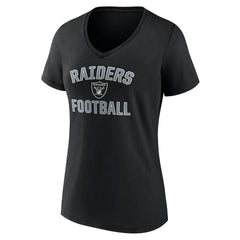 Las Vegas Raiders Victory Arch V-Neck T-Shirt Black