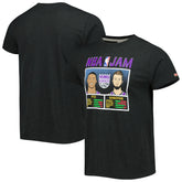 De'Aaron Fox & Domantas Sabonis Sacramento Kings Homage NBA Jam Tri-Blend T-Shirt Charcoal