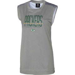 Green Bay Packers Women's No Sweat Tank Top Gray