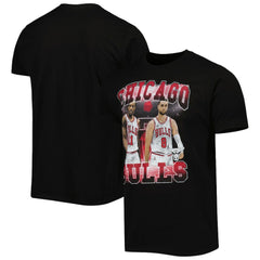 DeMar DeRozan & Zach LaVine Chicago Bulls Stadium Essentials Unisex Player Duo T-Shirt Black