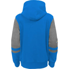 Los Angeles Chargers Preschool Stadium Color Block Full-Zip Hoodie Powder Blue