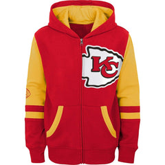 Kansas City Chiefs Preschool Stadium Color Block Full-Zip Hoodie Red