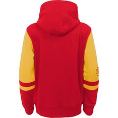 Kansas City Chiefs Youth Colorblock Full-Zip Hoodie Red