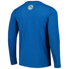Club America Slogan Long Sleeve T-Shirt Blue