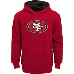 San Francisco 49ers Youth Prime Pullover Hoodie Scarlet