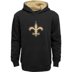 New Orleans Saints Youth Prime Pullover Hoodie Black